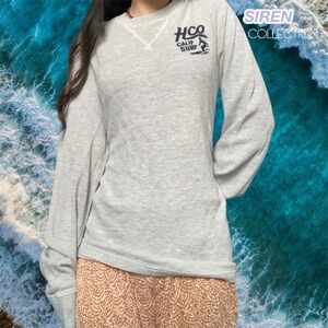 Vintage Y2k Hollister Grey Long Sleeve Top